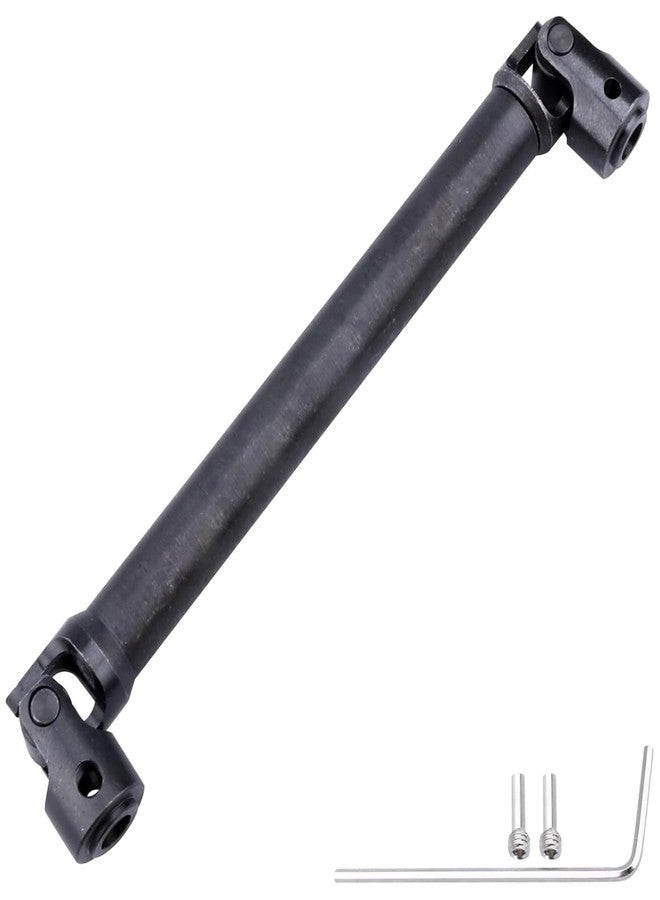 FriHobby Splined Steel Universal Drive Shaft Driveshafts CVD Axle Shaft 1/10 Scale RC Crawler Car Upgrades Replacement for Traxxas Axial Tamiya RC4WD Redcat Racing (135-220mm Length) - Image 1